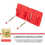 5 Pack Battery Holder for Craftsman 20V Battery Mounts Dock Holder Fit for CMCB204 CMCB202 CMCB201 CMCS500B(w/10 Screws, No Battery) Crivnhar