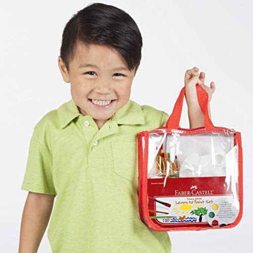 Faber-Castell Young Artist Learn to Paint Set - Washable Paint Set for Kids Faber-Castell
