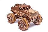 Wood Trick 3D Wooden Monster Pickup Truck Puzzle - Build & Race Up to 20 Feet! Wood Trick