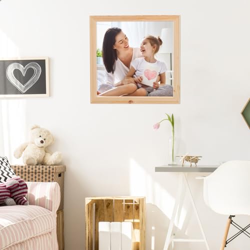 DECHOUS 5pcs Empty Frame Solid Wood Picture Frame Wood Specimen Frame Memory Picture Wall Frame Unfinished Wood Frames Rustic Frames Rustic Picture DECHOUS