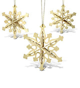 Puzzled 3D Puzzle Snowflake Ornaments Wood Craft Construction Model Kit, Fun & Educational DIY Wooden Toy Assemble Unfinished Crafting Hobby Puzzle Puzzled