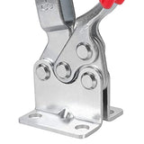 chfine 10 Pack Hold Down Toggle Clamps Woodworking Latch Antislip Red Hand Tool Holding Capacity Antislip Horizontal Heavy Duty Toggle Clamp 201B chfine