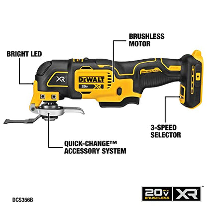 DEWALT 20V MAX* Cordless Drill Combo Kit , 7-Tool (DCK771D1M1) - WoodArtSupply