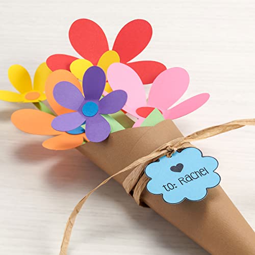 Astrodesigns Crafting Cardstock, 12" x 12", 65 lb/176 gsm, 10-Color Delightful Assortment, 100 Sheets (91039) Astrodesigns