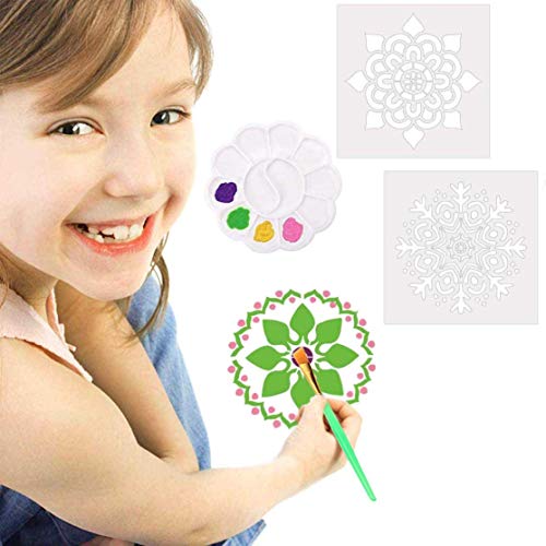 15 Pack 6 Mil Clear Mylar Stencil Sheets, 12" x 24" Blank Stencils, Reusable Template Material, Make Your Own Stencil Compatible Vinyl Cutting EGOSKY