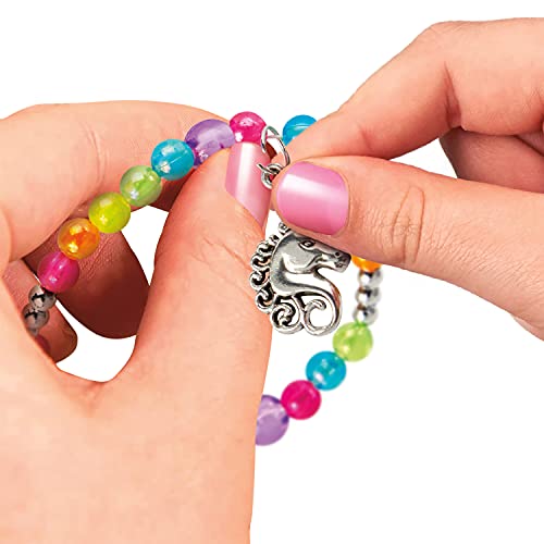 Shimmer 'n Sparkle Charm & Bead Bracelet Maker by CRA-Z-Art – DIY Beaded Charm Friendship Bracelet Making Kit Cra-Z-Art