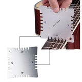 TIMESETL 14Pcs Guitar Luthier Tools Set Including Understring Guitar Radius Gauge, String Action Ruler Gauge, Guitar Notched Radius Gauges Guitar Set TIMESETL
