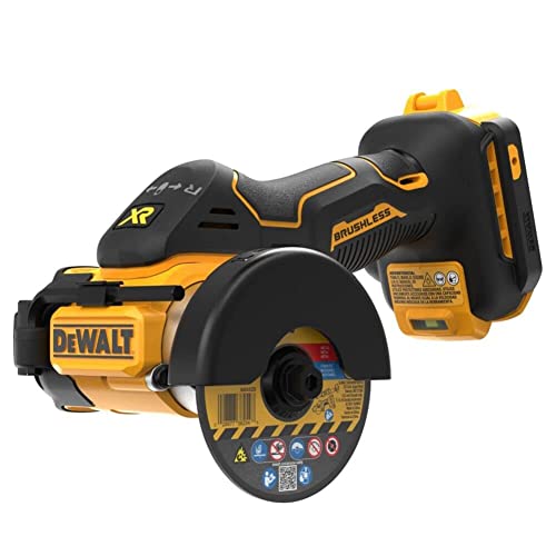 DEWALT 20V MAX Cut Off Tool, 3 in 1, Brushless, Power Through Difficult Materials, Connected LED Work Light, Bare Tool Only (DCS438B) - WoodArtSupply