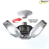 Ontel Beyond Bright LED Ultra-Bright Garage Light - 3 Adjustable Panels, Energy Efficient, Easy to Install, Durable and Long-Lasting Light for Ontel