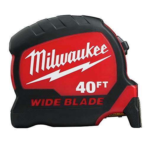 MILWAUKEE 40Ft Wide Blade Tape Measure - WoodArtSupply