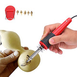 Wood Burning Pen, 40W Electric Soldering Iron Kit, Wood Burning Kit Carving Pyrography Tool, Iron and Engineering Plastic Material Soldering Pen for Naroote
