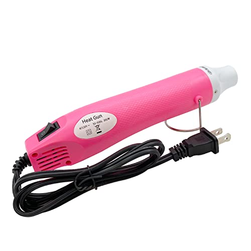 Heat Gun, Mini Hot Air Gun for DIY Crafts Portable Heat Air Gun Tool for Embossing Shrink Wrapping Drying Paint - WoodArtSupply