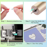 HQMaster Premium Fine Point Blade and Holder Kit Compatible with Explore 3/Air 2/Air/One/Maker 3/Maker Cutting Machine Replacement Blades for Glitter HQMaster