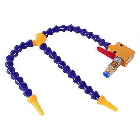 Walfront Bidirection Mist Coolant Lubrication Spray System for 8mm Air Pipe CNC Lathe Mill Drill Carving Machine Walfront