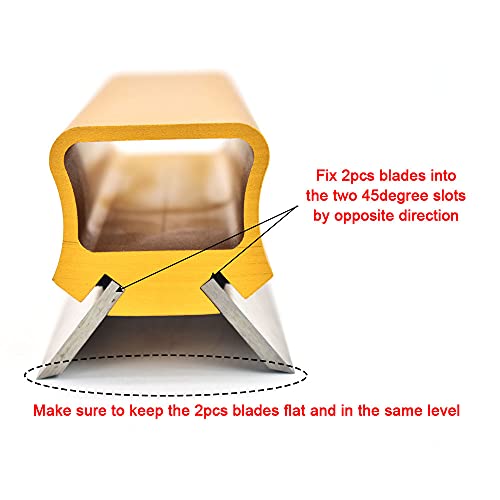 BLSGBUIDING Jointer Planer Blade Sharpener 6" Woodworking Knife Sharpening Jig Aluminum - 1pack BLSGBUIDING