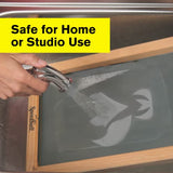 Speedball Fabric Screen Printing Ink Starter Set, Opaque, 6-Colors, 4-Ounce Jars, Silver, Raspberry, Blue Topaz, Citrine, Pearly White, and Black Speedball