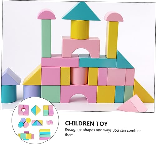 VICASKY 1 Set Macaron Building Blocks Interactive Games Child Development Creative Toy Game for Kids Toy for Kids New Year Gift Kid Toy Child Play VICASKY