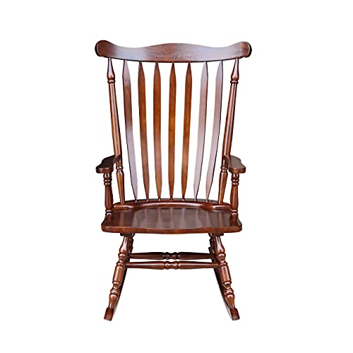 International Concepts Solid Wood Rocker, Espresso IC International Concepts