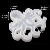 Large Octopus Resin Molds, Silicone Ornament Mold for Epoxy Casting, Animals Display Mould for DIY Resin Crafts, Wall Hanging Home Decor Halloween Wehous