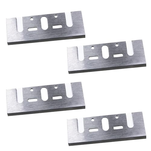 3-1/4-Inch planer blades 82mm Replacement For Makita 1900B KP0800，DeWalt DW6655 D26676 DW680 and Most Hand-Held Planer (Set of 4) - WoodArtSupply