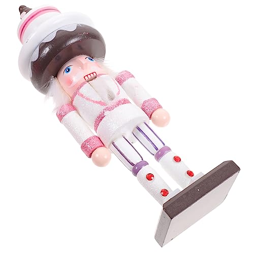 CIMAXIC Nutcracker Puppets Traditional Wooden Nutcracker Wooden Nutcracker Ornaments Christmas Table Decorations Nutcracker Soldier Ornament CIMAXIC