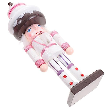 CIMAXIC Nutcracker Puppets Traditional Wooden Nutcracker Wooden Nutcracker Ornaments Christmas Table Decorations Nutcracker Soldier Ornament CIMAXIC