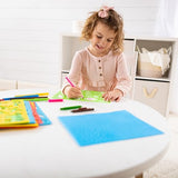 Melissa & Doug Created by Me! Stencil Art Coloring Activity Kit in Storage Pouch - 170+ Designs, 6 Markers, 2 Crayons, Paper - FSC-Certified Melissa & Doug