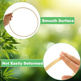 15PCS 12 Inch Wooden Floral Hoops for Crafts - Bamboo Craft Hoops Wood - Wooden Circle Hoops for Crafts DIY Dreamcatchers SHUESS