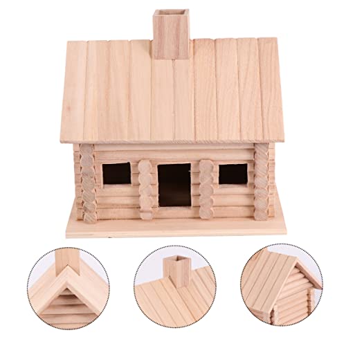 FUNOMOCYA Wooden House Bird nest Mini Wood Bird Houses Unfinished Wooden birdhouses Hanging Bird Mini Bird House DIY Birdhouse Outdoor Birds FUNOMOCYA