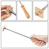 OLYCRAFT Dog Paw Branding Iron with Versatile Unfinished Wooden Storage Box OLYCRAFT