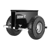 Drywall Cart - Lumber, Wood Paneling, and Plywood Carrier Holds up to 600lbs - Door Dolly with 10-inch Inflatable Wheels by Pentagon Tools (Black) PENTAGON TOOLS