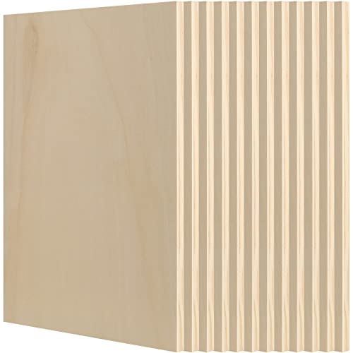 MANCHAP 12 Pack 9 x 12 Inch Wood Canvas Panels, Unfinished Wood Cradled Painting Panel Boards, Wooden Canvas Board Wood Artist Canvas for Painting, MANCHAP