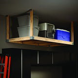 HyLoft HEAVYWEIGHT 48" W x 96" D Do-it-Yourself Plastic Ceiling Storage Kit, Gray HyLoft