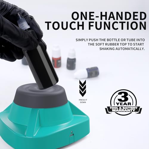 Mini Vortex Mixer 10000RPM Lab Mixer, Air Brush Paint Mixer, Paint Mixer for Ink,Lab Vortex Shakers for Gel, Lab Paint Mixer,Built-in Rechargeable INKSOUL