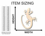 Unfinished Wood Lizard Shape - Animal - Craft - up to 24" DIY 5" / 1/8" 24 Hour Crafts