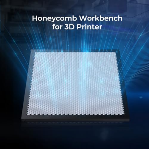Creality Mini Honeycomb Laser Bed, All Metal Structure Aluminum Plate, Honeycomb Working Table for Better Heat Dissipation, Designed to Protect Your SainSmart