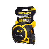 Komelon 93440 Contractor TS Tape Measure, Yellow, 40 ft Komelon