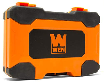 WEN DB1440 40-Piece 1/4-Inch Hex Shank Impact-Rated Quick-Release Screwdriver and Drill Bit Set - WoodArtSupply