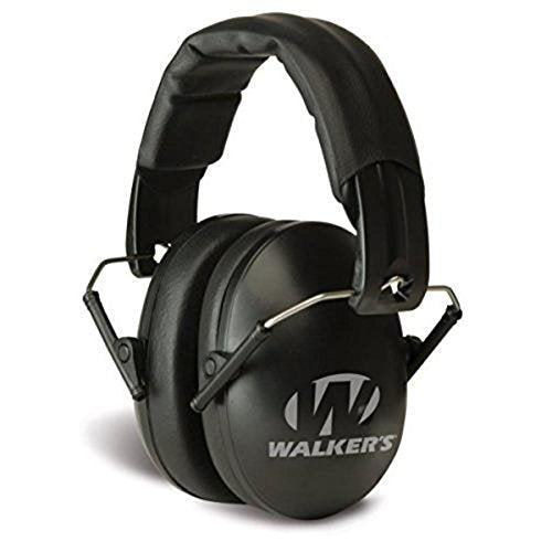 Walker's Game Ear Low Profile Folding Muff, Black