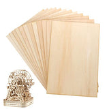 CYEAH 16 Pcs 12 x 8 Inch Basswood Sheets 1/16, 1.5mm Thin Plywood Sheets Unfinished Wood Sheets Basswood Sheet for Laser Cutting Crafts DIY Wooden CYEAH