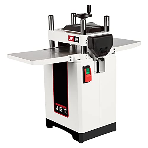 JET 15-Inch Planer, Helical Cutterhead, 3 HP, 1Ph 230V (JWP-15BHH) - WoodArtSupply