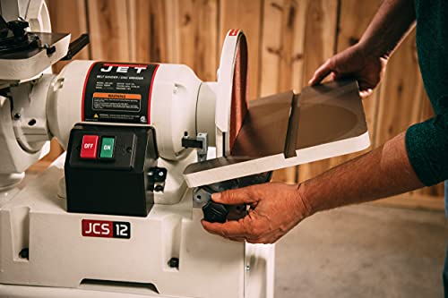 JET 6" x 48" Belt and 12" Disc Benchtop Sander, 1-1/2 HP, 1Ph 115/230V (JSG-6DC) - WoodArtSupply