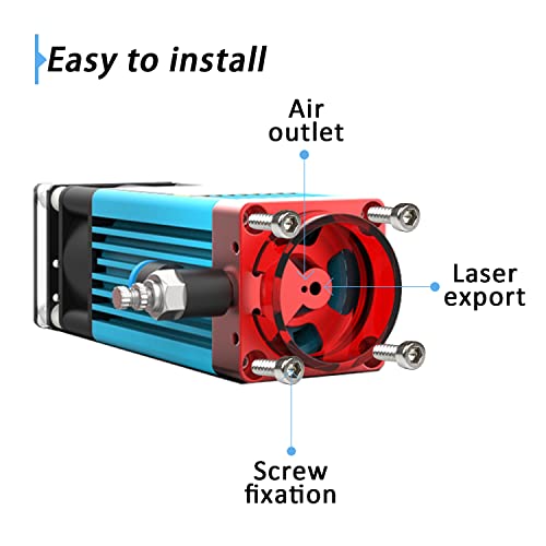 OUYZGIA Air Assist Pump for Laser Engraver Cutter, Air Assist Set for A5 Pro Twotrees TTS-55 TTS-25 TS2 S6 Pro S9 Master 2 Pro S2 SF LE400 Pro Reizer - WoodArtSupply