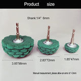 Hiqalty 9PCS Scouring Pads Abrasive Buffing Polishing Wheel Drill Attachment Set, Non Woven Wheel Polishing Kit for Drill,Power Scrubber Drill Hiqalty