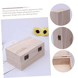 Zerodeko 25 Pcs Box DIY Wooden Box Jewellery Boxes for Women Wooden Keepsake Box Necklace Boxes Bulk Unpainted Wooden Boxes Unfinished Wooden Boxes Zerodeko