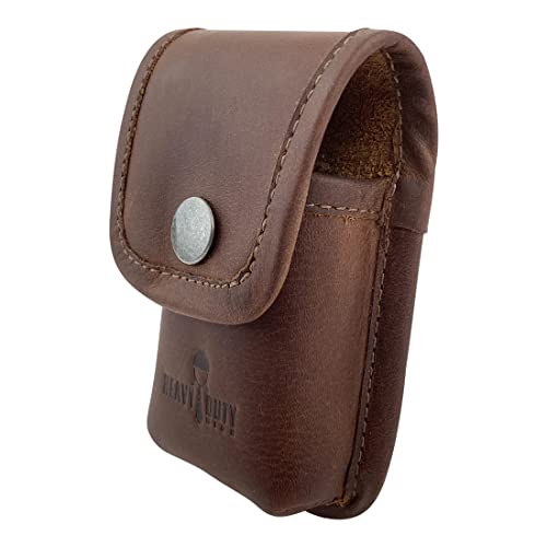 Heavy Duty Hide, Multitool Sheath Handmade from Full Grain Leather - Belt Holster Tool Pouch, Carry Tools on Your Hip for Easy on The Job Access - Heavy Duty Hide