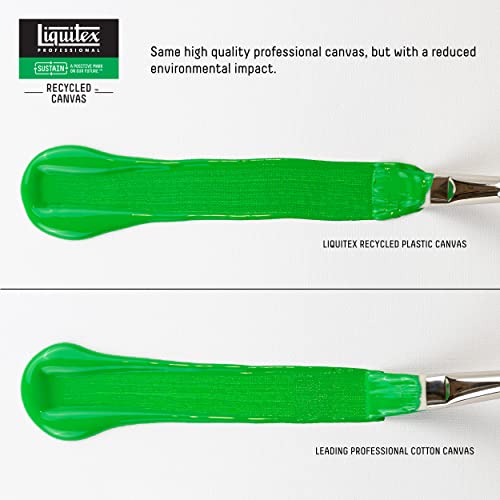 Liquitex Recycled Canvas, Traditional, 8" x 10", White Liquitex