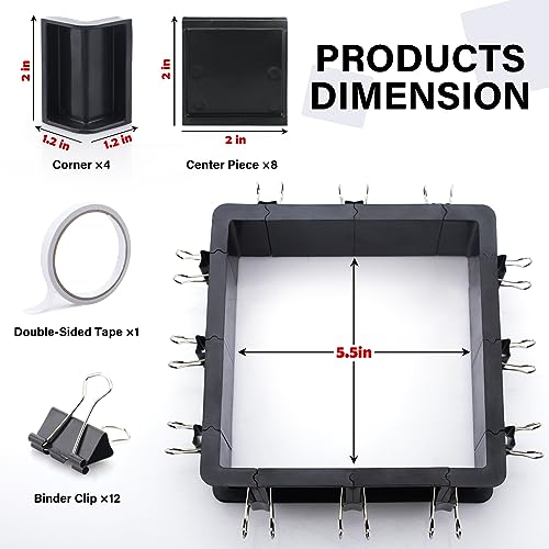 Adjustable Mold Housing Kit for Silicone Molds Making - Plastic Mold Housing Frame for Silicone Rubber Mold Making, DIY Resin Mold - Free Combination Limino