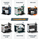 POWERTEC 12-1/2 Inch Planer Blades for Delta TP305, WEN 6550, Craftsman 21758, CMEW320, Grizzly G0663, Porter Cable PC305TP, POWERTEC PL1252 Planer POWERTEC