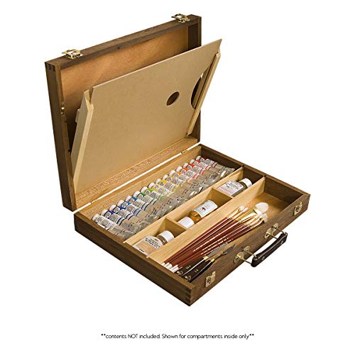 Bob Ross Master Artist Oil Paint Set Includes Wood Art Supply Carrying Storage Case Sketchbox w/Palette - WoodArtSupply